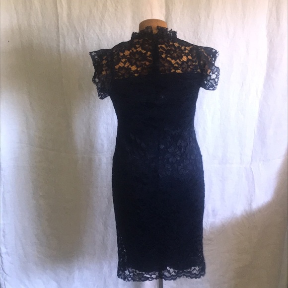 NWT Kalijati Navy Blue Lace Dress Size Small - Picture 12 of 12